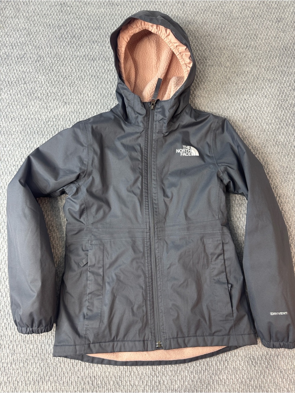 The North Face Jacket Kids Girls 10/12 M Grey